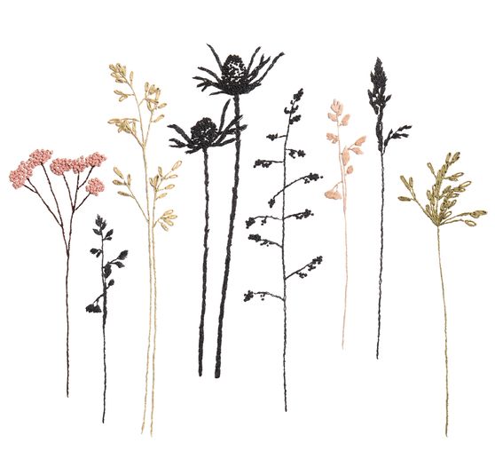 Stick & Stitch XL "Flowers and herbs"