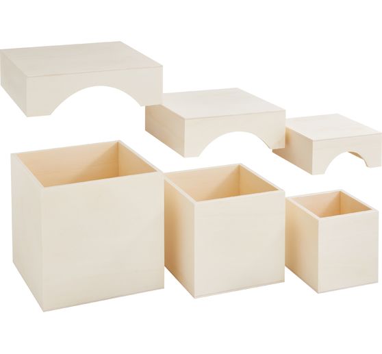 VBS Stackable wooden boxes