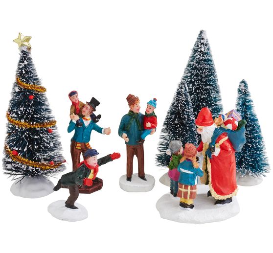 VBS Miniaturen-Set "Weihnachtsmarkt"