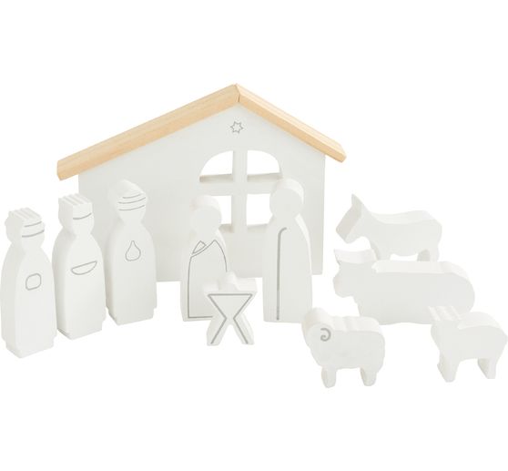 Wooden nativity figures "Nathan"