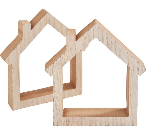 VBS Wooden frame "House", 2 pieces