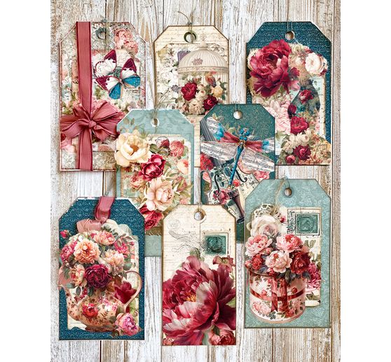 Ciao Bella Scrapbook-Papier "Bohemian Burgundy"
