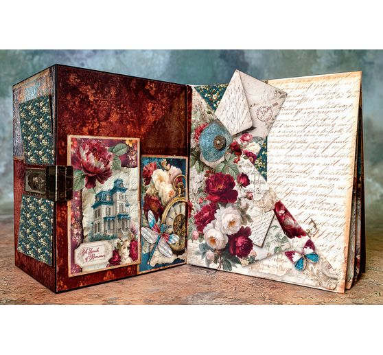 Ciao Bella Scrapbook-Papier "Bohemian Burgundy"