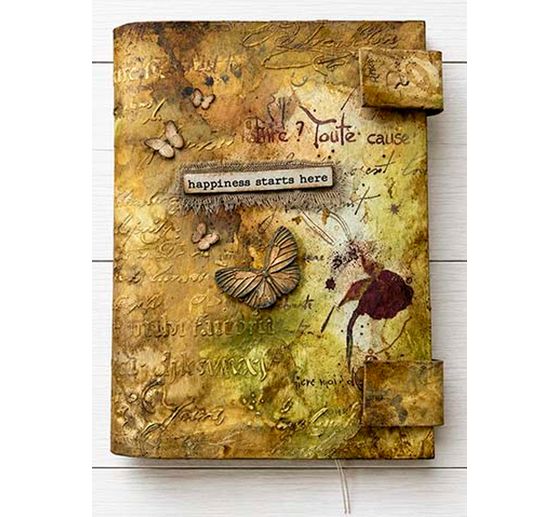 Stamperia Stencil "Flowers and Poems - Latin Inspirations", 20 x 25 cm