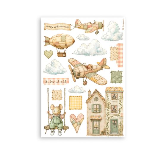 Stamperia Washi pad "Cozy Family"