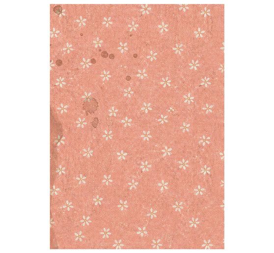 Stamperia Motif straw silk backgrounds "Cozy Family", DIN A6, set of 8
