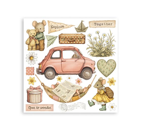 Stamperia Rub On assortment "Cozy Family"