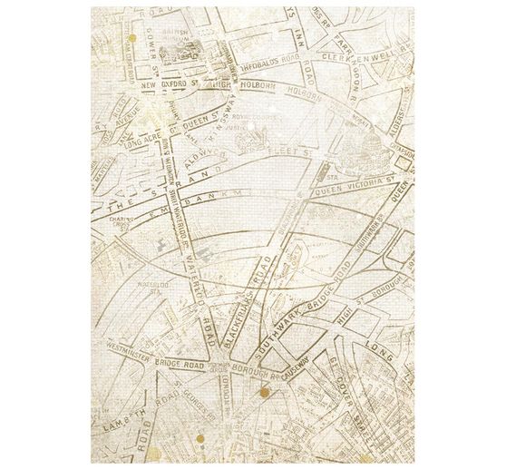 Stamperia Motif straw silk backgrounds "Our Way", DIN A6, set of 8