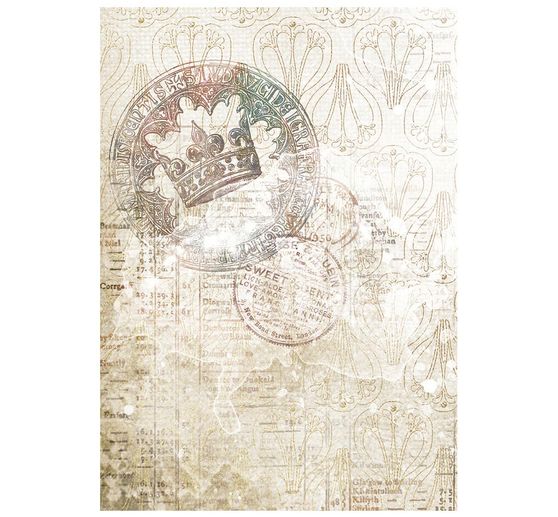 Stamperia Motif straw silk backgrounds "Our Way", DIN A6, set of 8