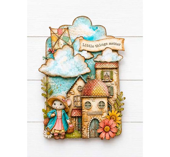 Stamperia Silicone mould A5 "Cozy Family"