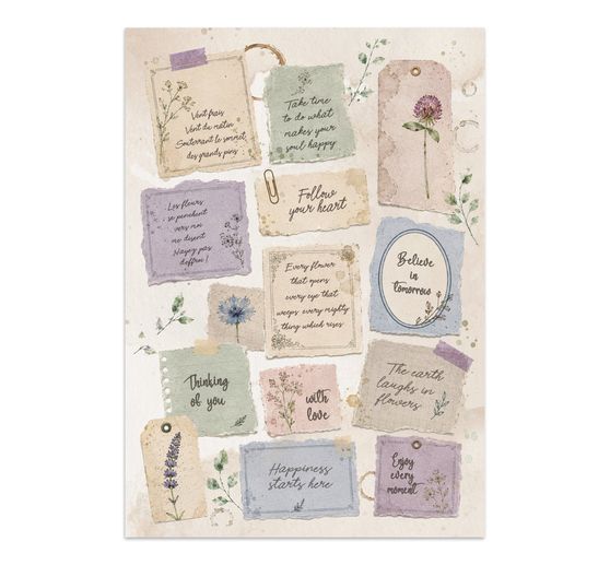 Stamperia A5 Junk Journal Focus Points "Flowers and Poems"