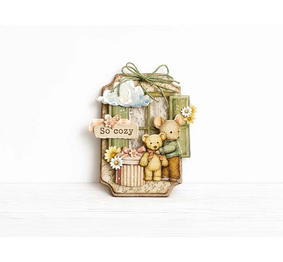 Stamperia A5 Junk Journal Focus Points "Cozy Family"