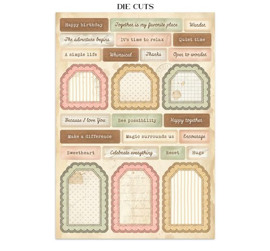 Stamperia A5 Junk Journal Focus Points "Cozy Family"