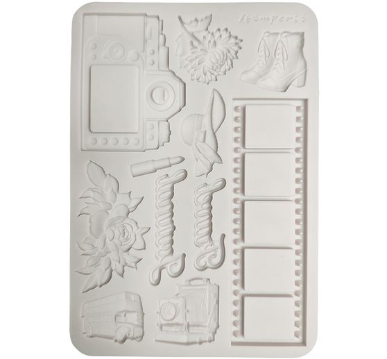 Stamperia Silicone mould A5 "Our Way"