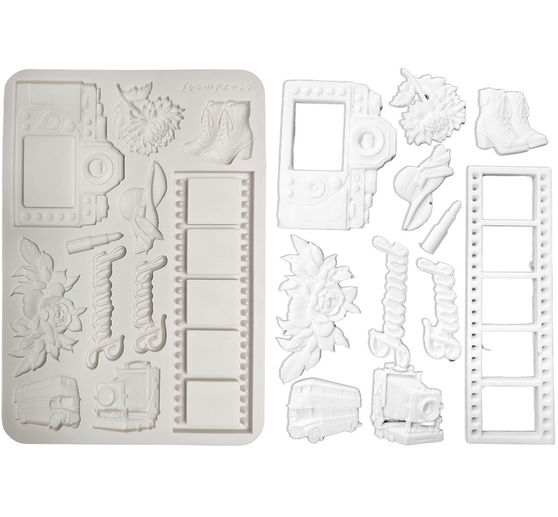 Stamperia Silicone mould A5 "Our Way"