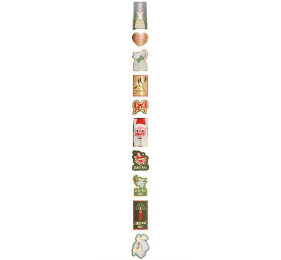 Post stamps sticker "Advent, Advent"