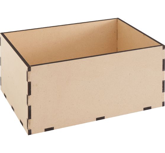 VBS Wooden box without lid, MDF wood