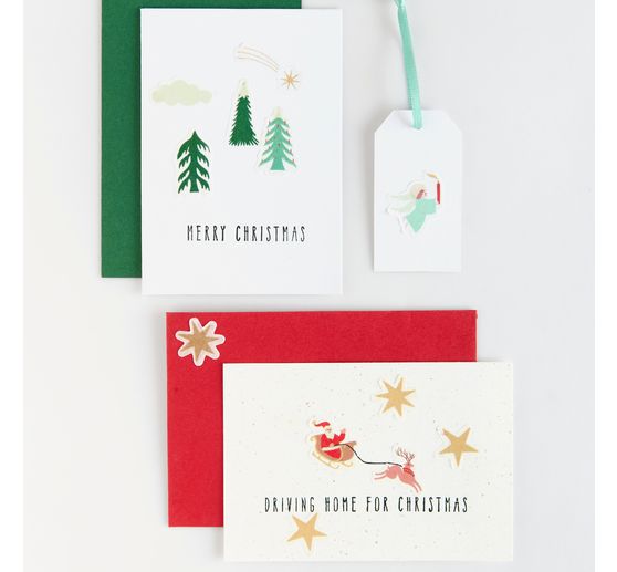 Washi stickers "Winter forest"