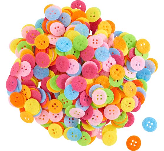 VBS XXL Felt scatter pieces "Buttons"