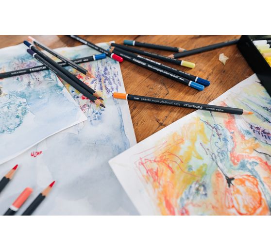STAEDTLER Watercolour pencils "Mars Lumograph" colour aquarell