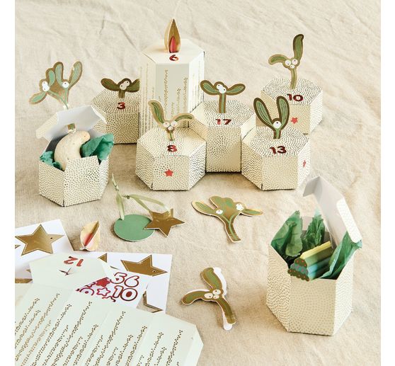 Adventskalender Bastelset "Mistelzweige"
