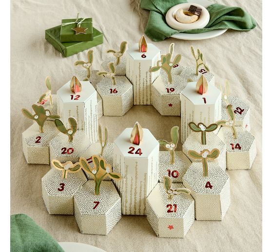 Adventskalender Bastelset "Mistelzweige"