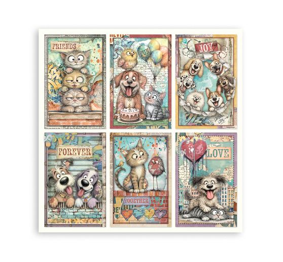 Stamperia Scrapbook-Block "Furry Friends 2"