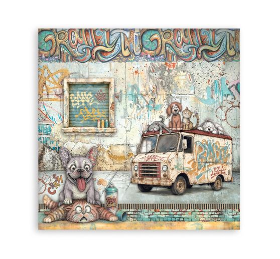 Stamperia Scrapbook-Block "Furry Friends 2"
