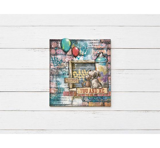 Stamperia Scrapbook-Block "Furry Friends 2 Backgrounds"