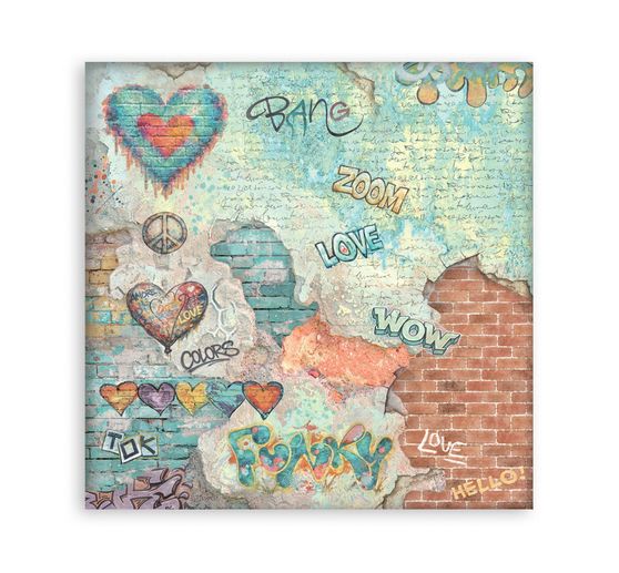 Stamperia Scrapbook-Block "Furry Friends 2 Backgrounds"
