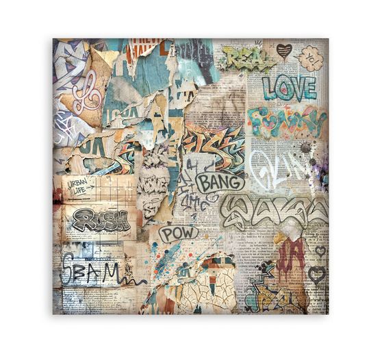 Stamperia Scrapbook-Block "Furry Friends 2 Backgrounds"