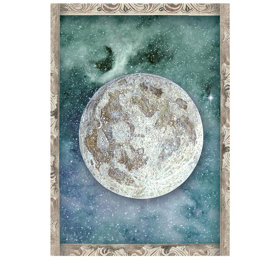 Stamperia Motiv-Strohseiden Sortiment "Cosmos", DIN A6, 8er Set