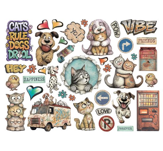 Stamperia Stanzmotive "Furry Friends 2"