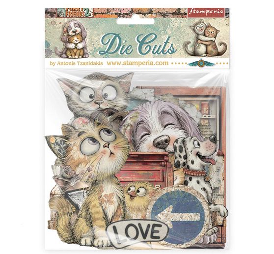 Stamperia Stanzmotive "Furry Friends 2"