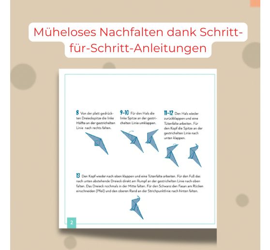 350 Origami-Papiere "Faltzauber durchs Jahr"