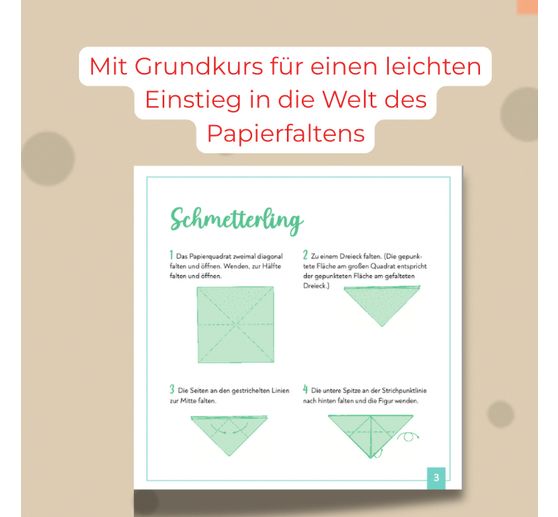 350 Origami-Papiere "Faltzauber durchs Jahr"