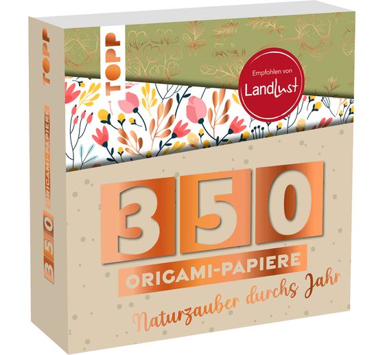 350 Origami-Papiere "Faltzauber durchs Jahr"
