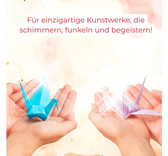 350 Origami-Papiere "Watercolor Splash"