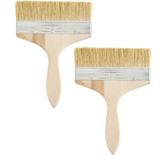 VBS Bristle Brush "Modler", extra wide, 16 cm, 2 pcs.