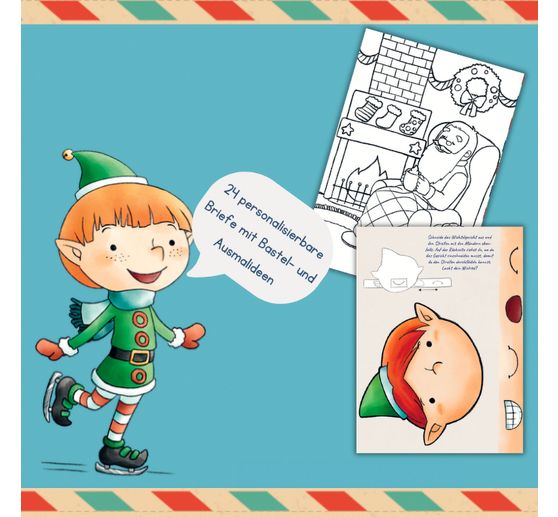 24 Briefe vom Weihnachtsmann "Adventskalender Post"