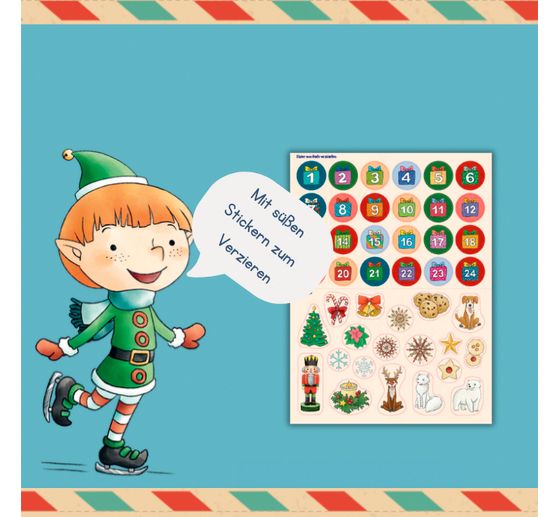 24 Briefe vom Weihnachtsmann "Adventskalender Post"
