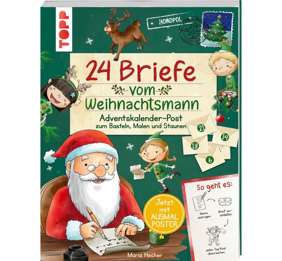 24 Briefe vom Weihnachtsmann "Adventskalender Post"
