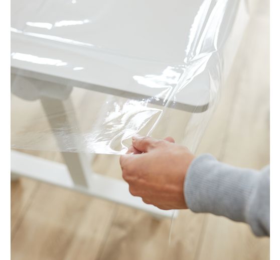 VBS Table protection foil, transparent, 140 x 180 cm