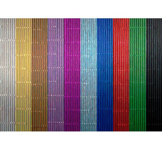 Craft corrugated cardboard "Metallic", 25 x 35 cm, 10 sheets