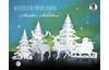 Winterliche Papierszenerie "Santa's Schlitten"