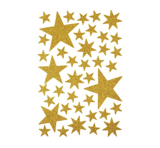 Moosgummi-Sticker "Sterne"
