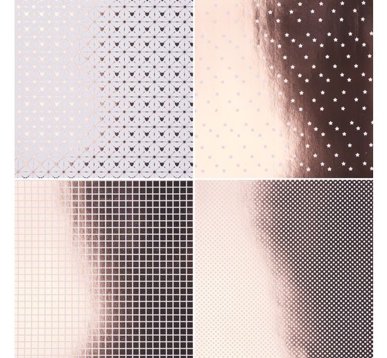 Faltpapier "X-Mas Roségold"