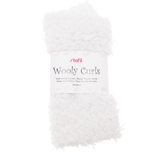 Plush fabric "Woolly curls"