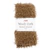Plush fabric "Woolly curls" Brown