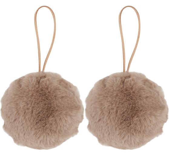 Plüsch Kugel "Filis", ca. Ø 9 cm, 2 Stück